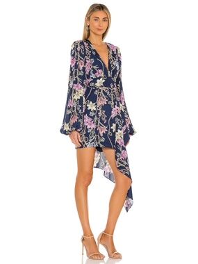 NEW Revolve Katie May Sleepless Nights Dress Navy Lily Small